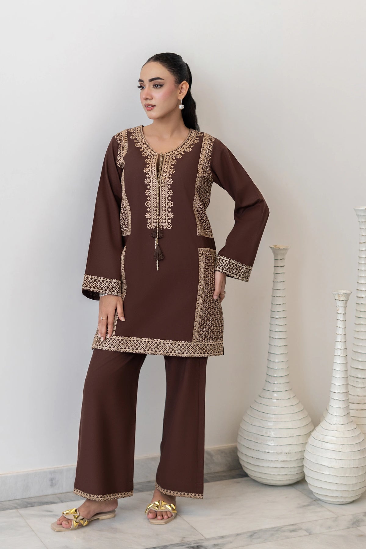 Mocha Brown 2pc Co-ord