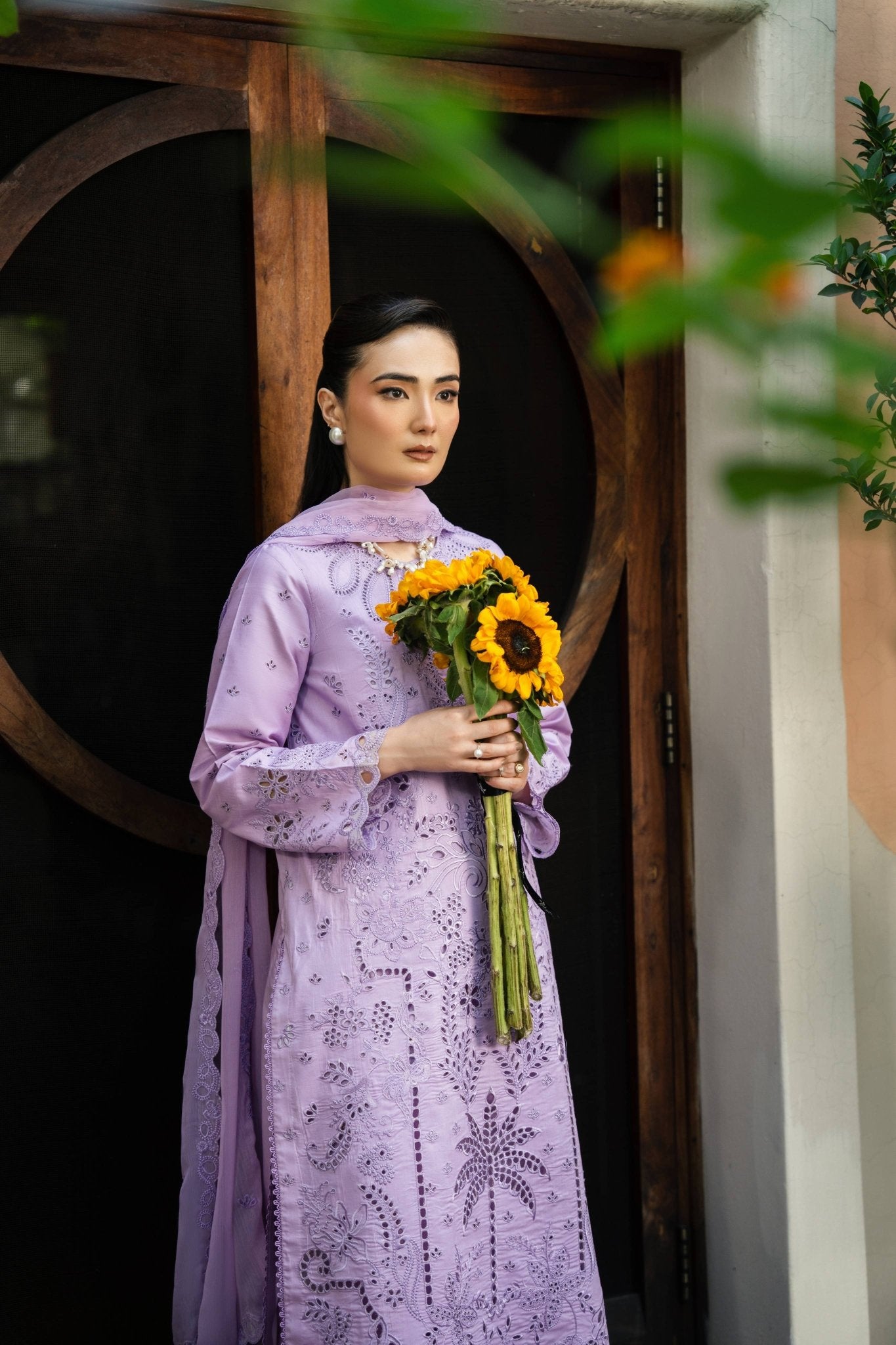 LILAC LACE LUXURY EMBROIDERED LAWN